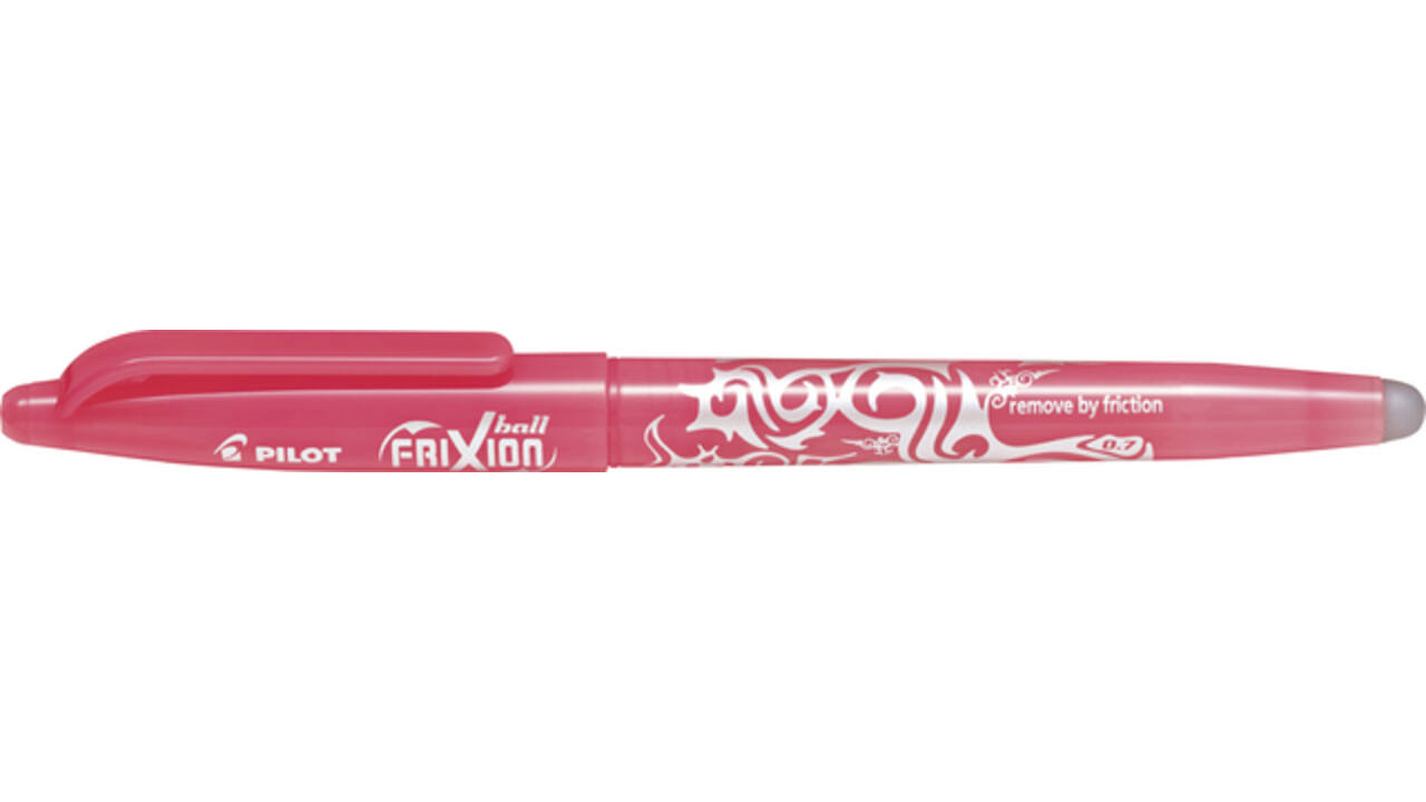 Rollerpen PILOT friXion medium koraalroze