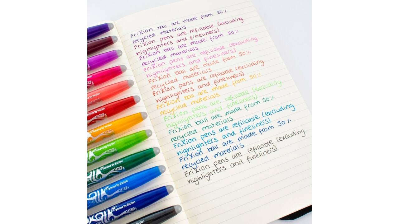 Rollerpen PILOT friXion medium fun assorti Set2Go à 4 stuks
