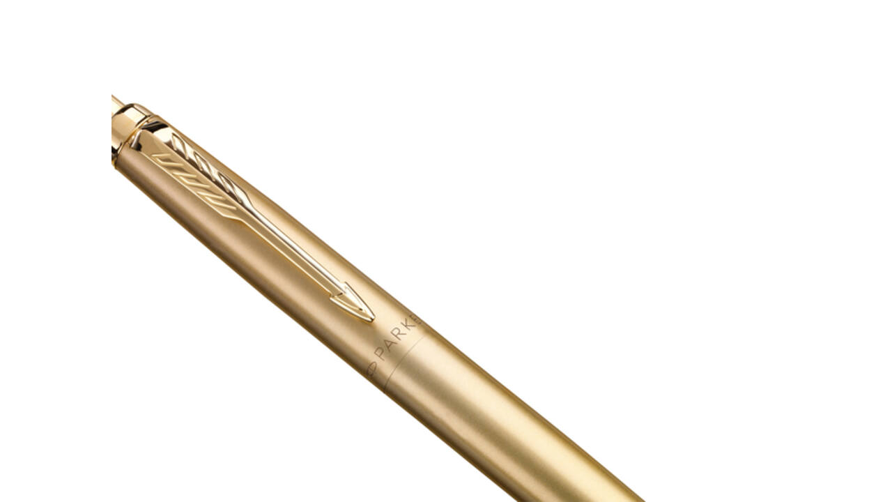 Balpen Parker Jotter XL Monochrome gold medium blister à 1 stuk