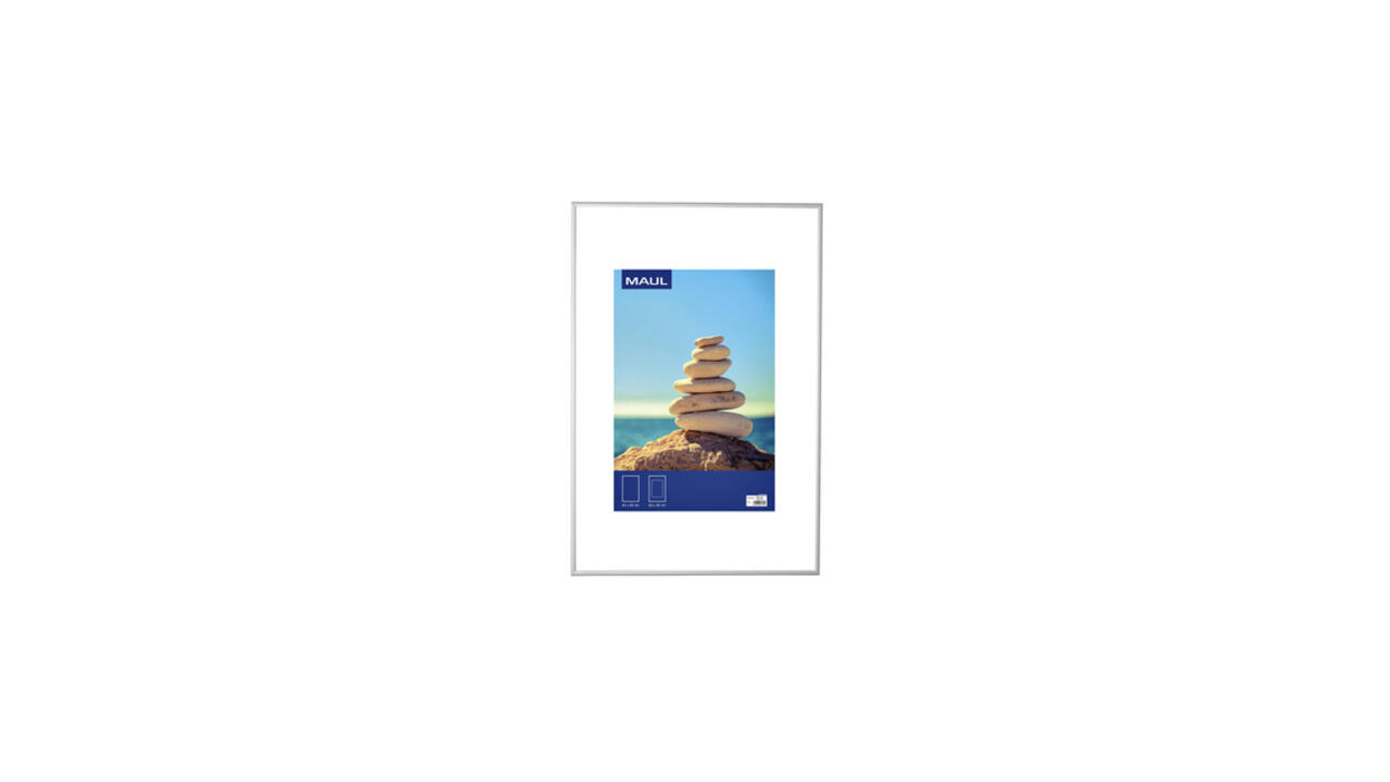 Fotolijst MAUL design 40x60cm aluminium frame zilver