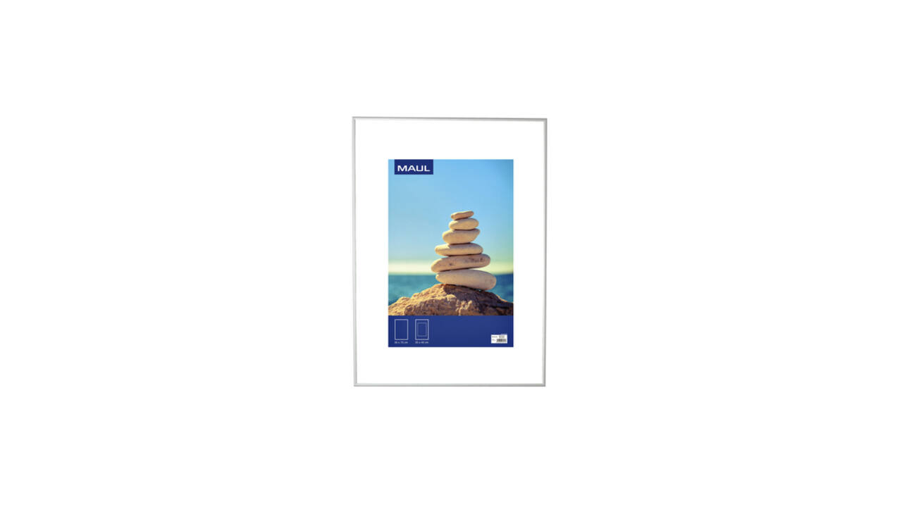 Fotolijst MAUL design 50x70cm aluminium frame zilver