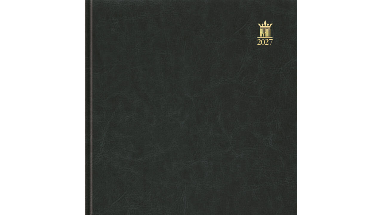 Agenda 2027 Ryam Carré Mundior 7dagen/2pagina's zwart
