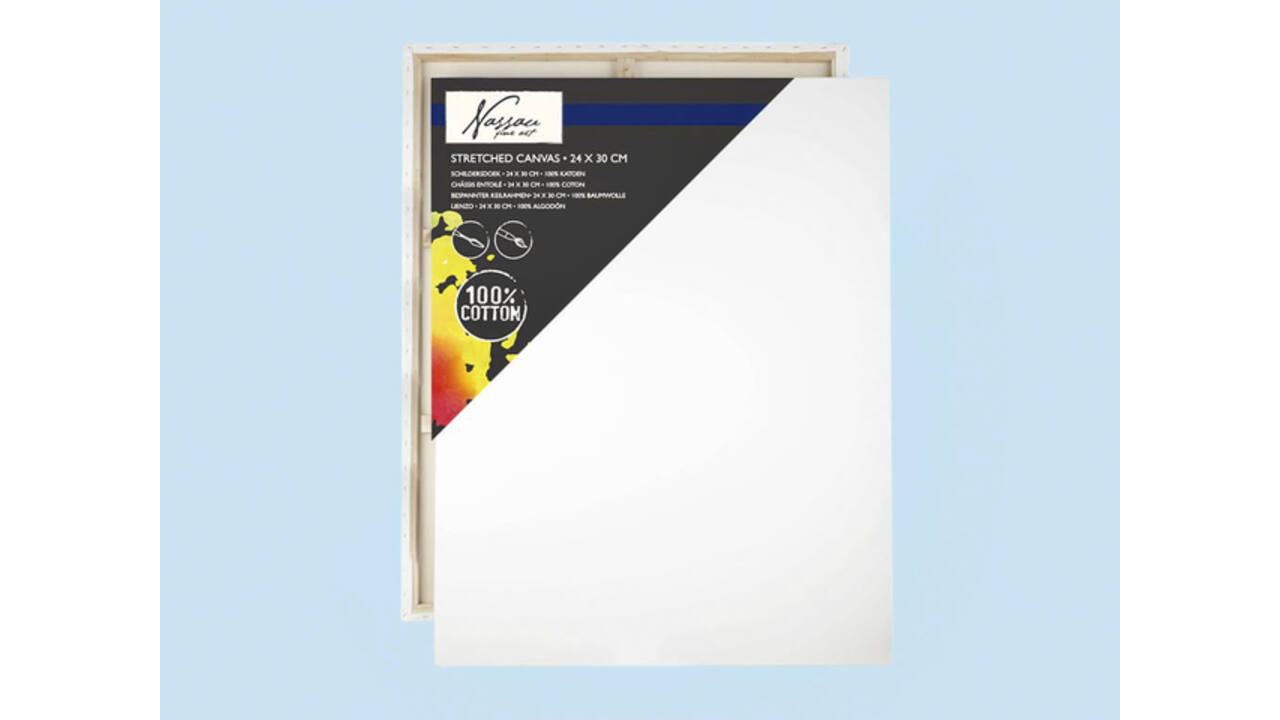 Canvas Nassau fine art 24x30cm 100% katoen