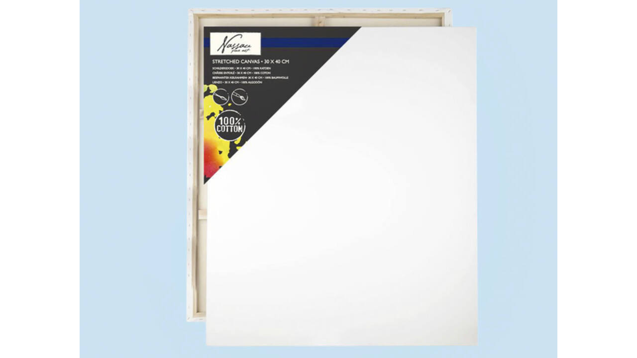 Canvas Nassau fine art 30x40cm 100% katoen