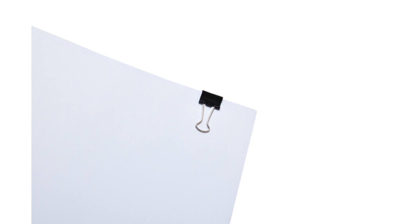 Papierklem MAUL 215 foldback 13mm capaciteit 4mm zwart 12 stuks