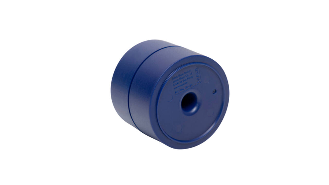 Papercliphouder MAUL Pro magnetisch Ø73x60mm blauw