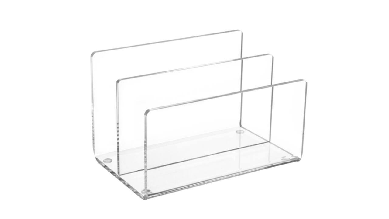 Envelopstandaard MAUL 2vaks 150x100x100mm acryl
