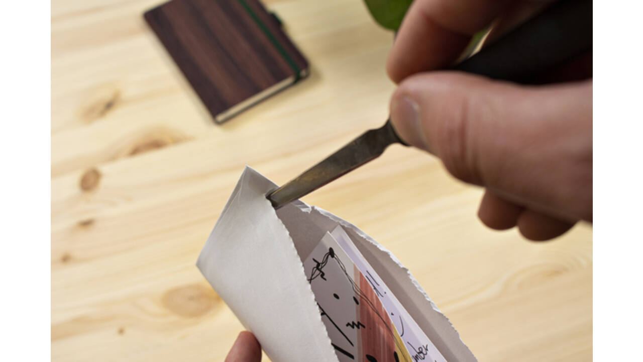 Briefopener Westcott metaal met kunststof grip zwart