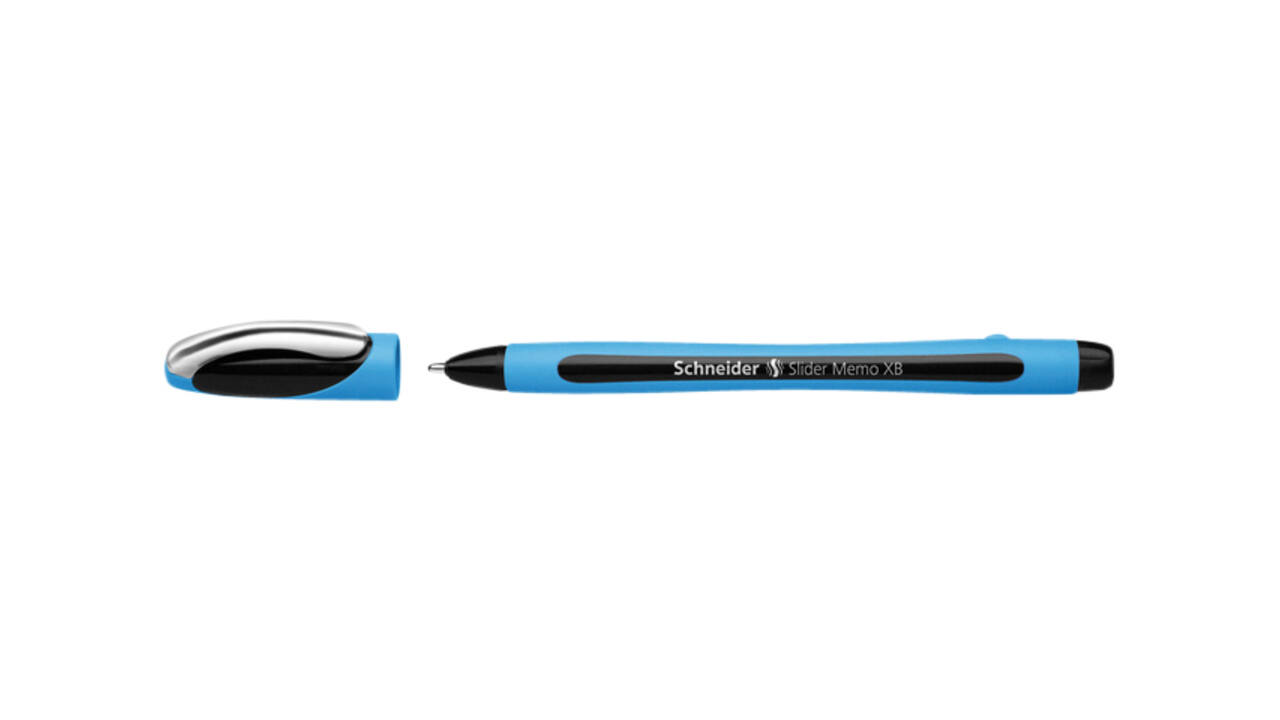 Balpen Schneider Slider Memo extra breed zwart