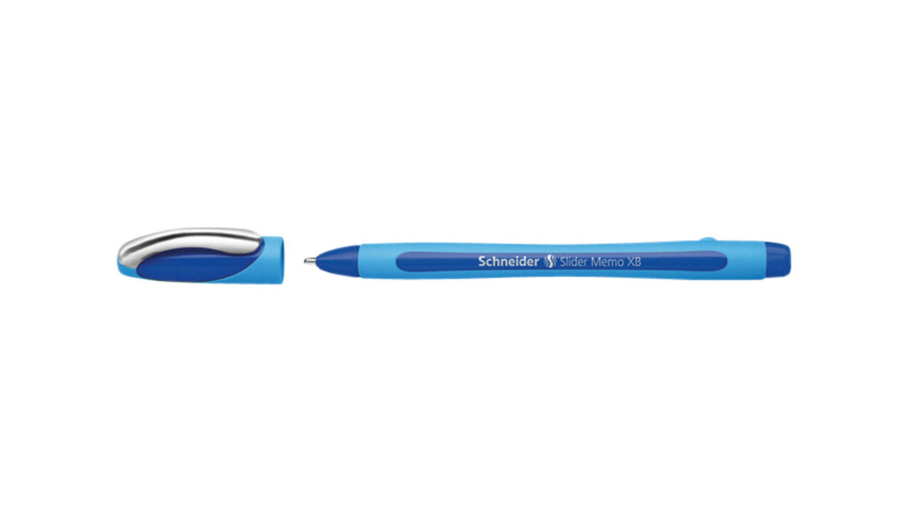 Balpen Schneider Slider Memo extra breed blauw