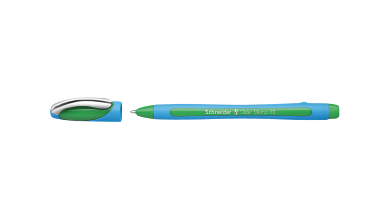 Balpen Schneider Slider Memo extra breed groen