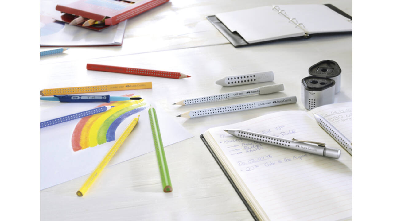 Puntenslijper Faber-Castell 2001 trio grip zilver