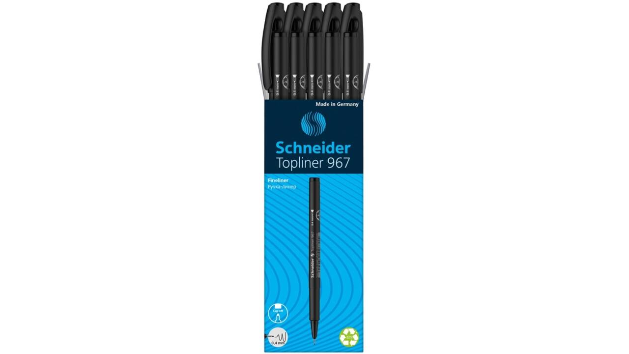 Fineliner Schneider Topliner 967 0.4mm zwart