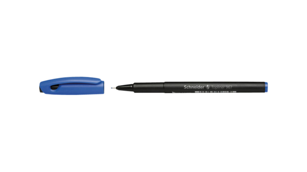 Fineliner Schneider Topliner  967 0.4mm blauw
