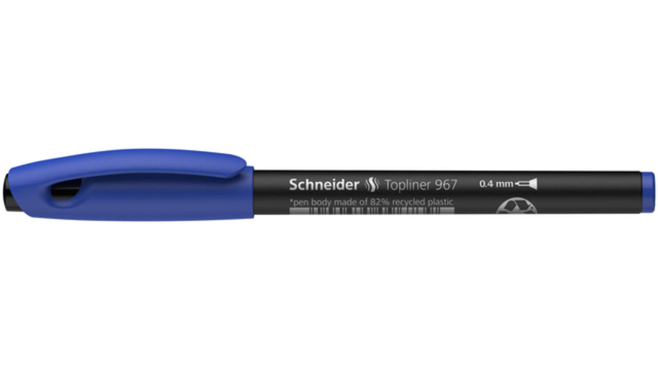 Fineliner Schneider Topliner  967 0.4mm blauw