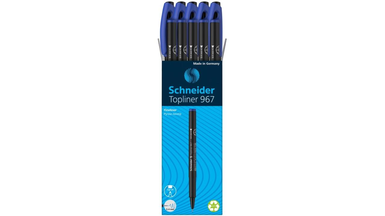 Fineliner Schneider Topliner  967 0.4mm blauw