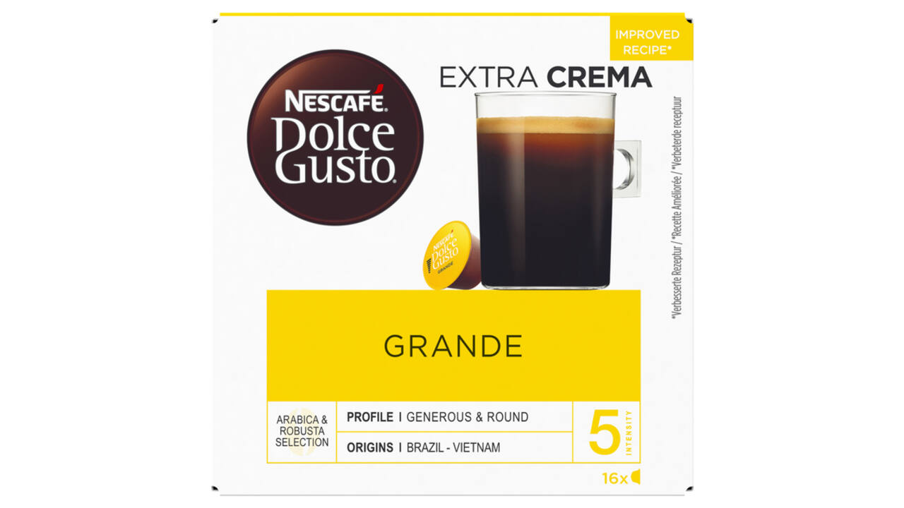 Koffiecups Dolce Gusto grande 16 stuks