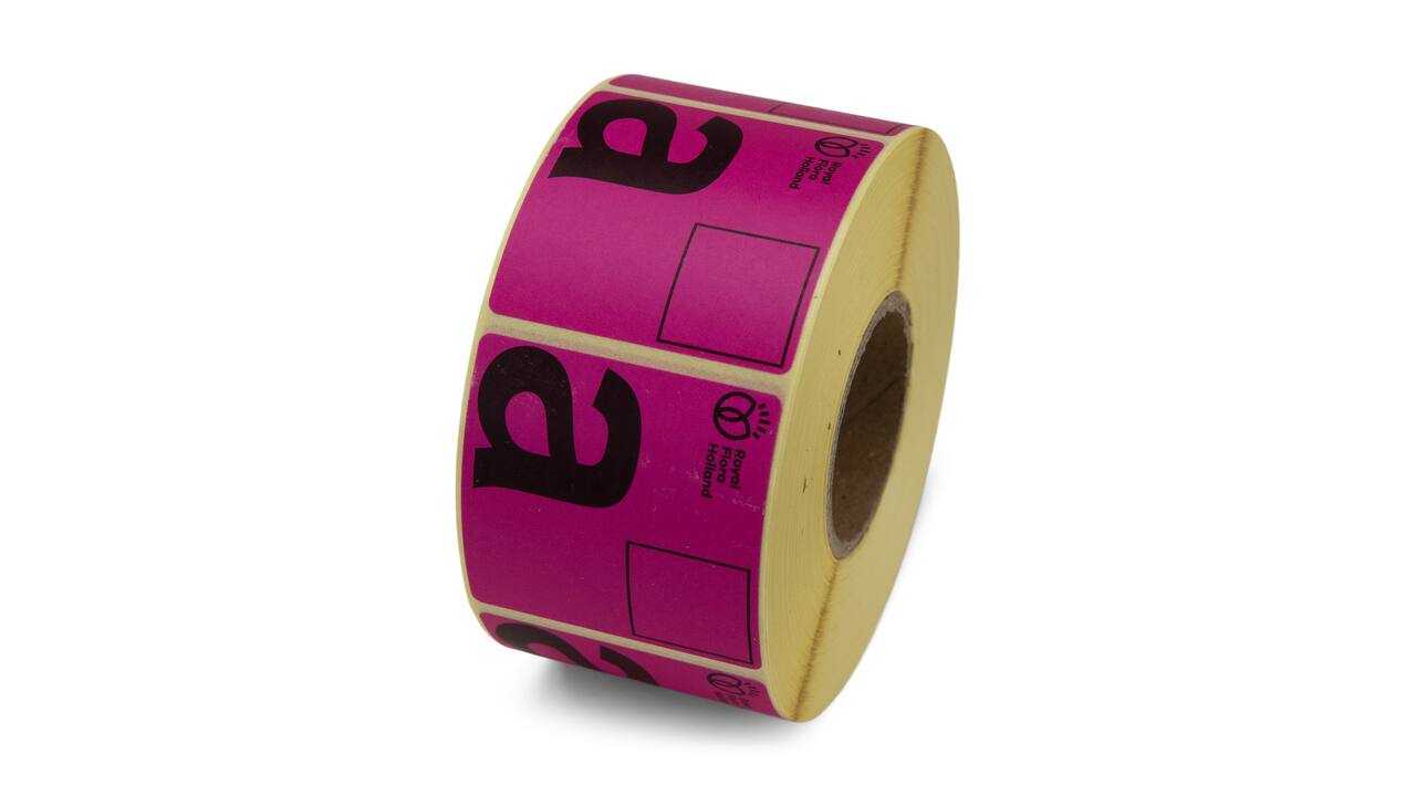 Etiket 50x50 FH Aanvoerbrief A kern 40, 1000 rol, permanent