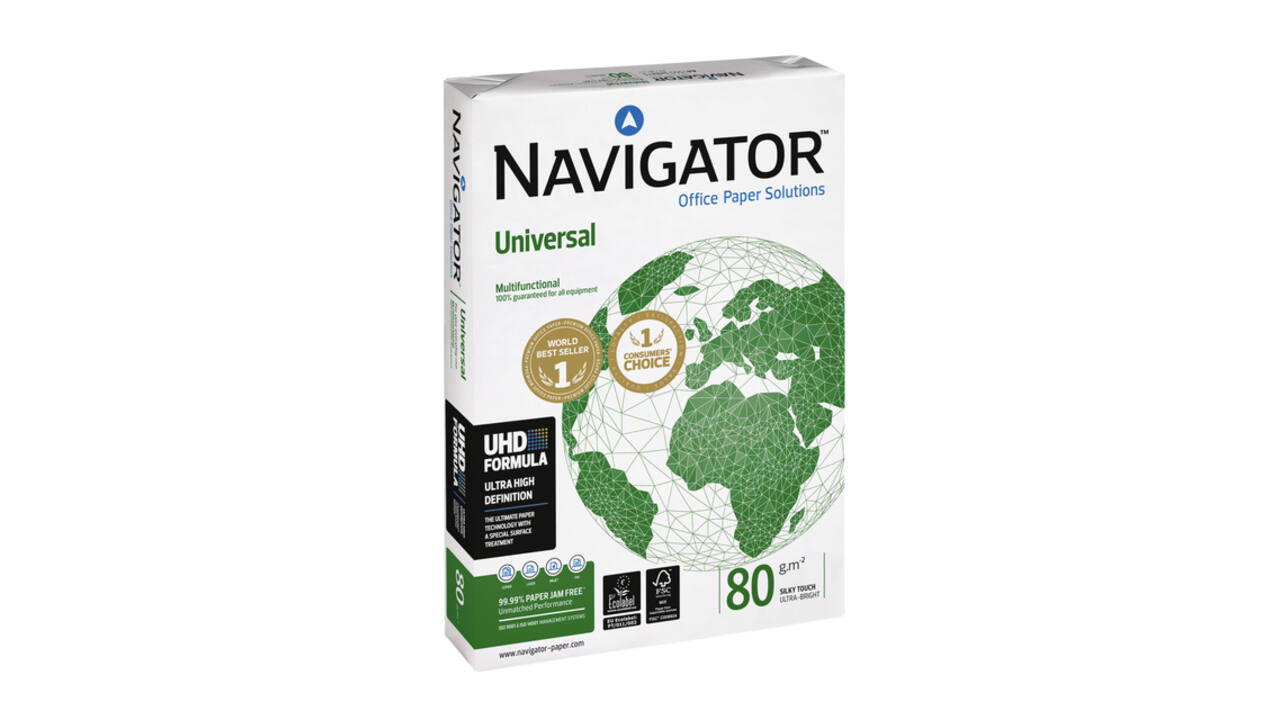 Kopieerpapier Navigator Universal A4 80gr wit 500 vel
