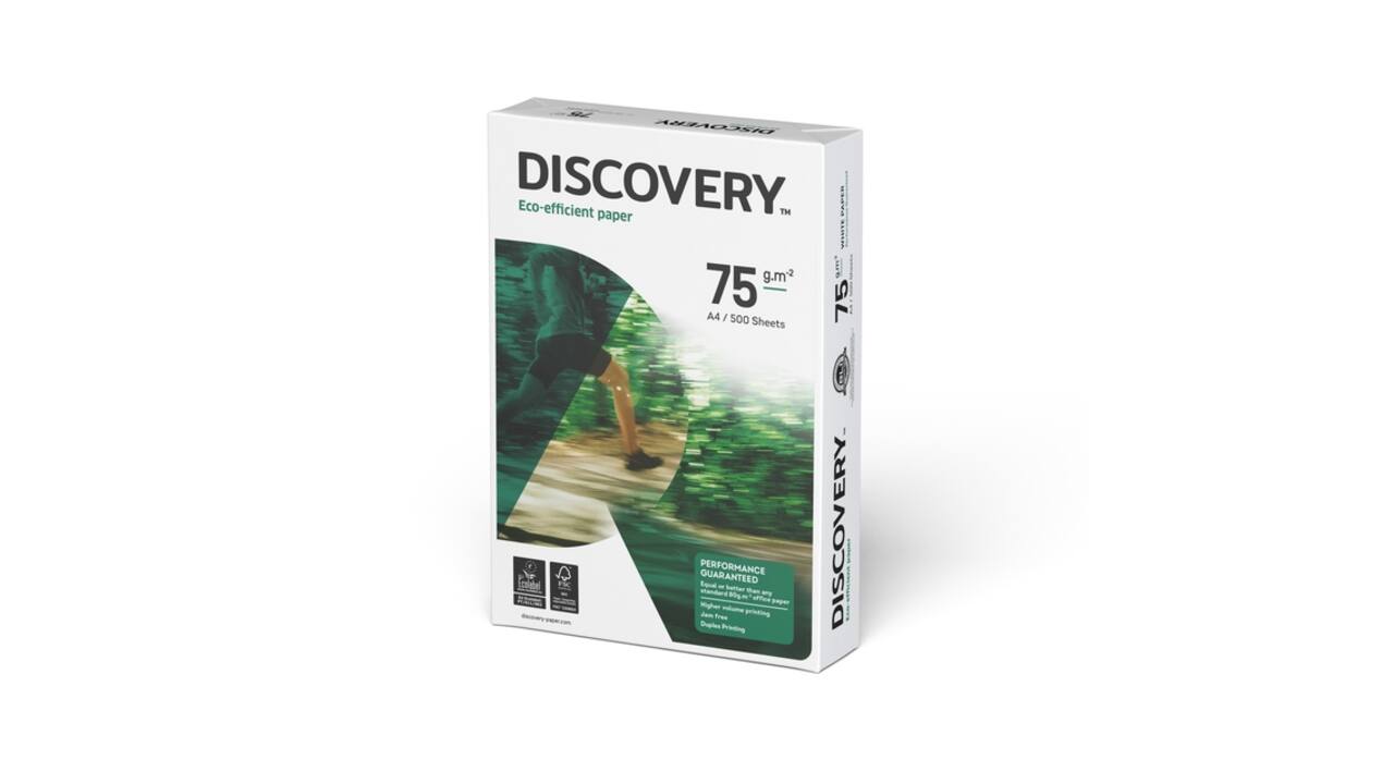 Kopieerpapier Discovery A4 75gr wit 500 vel