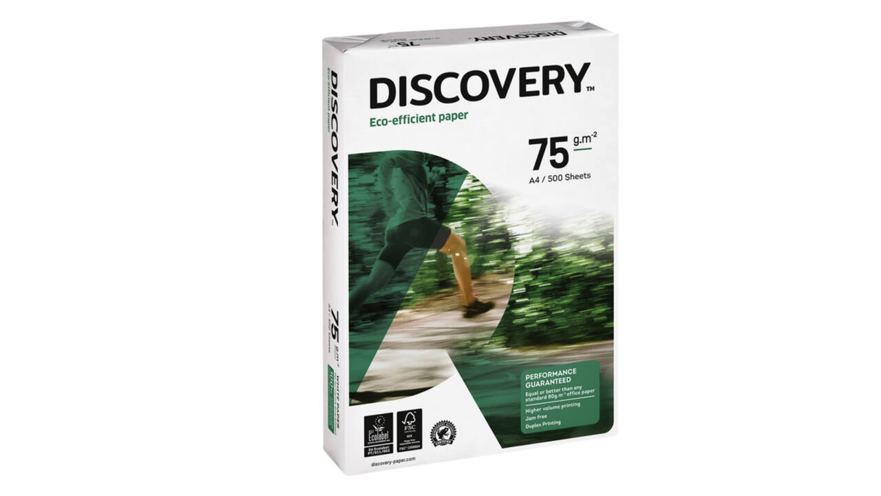 Kopieerpapier Discovery A4 75gr wit 500 vel
