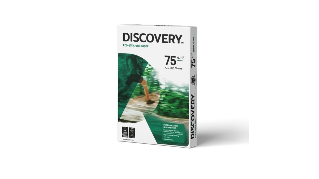 Kopieerpapier Discovery A3 75gr wit 500 vel