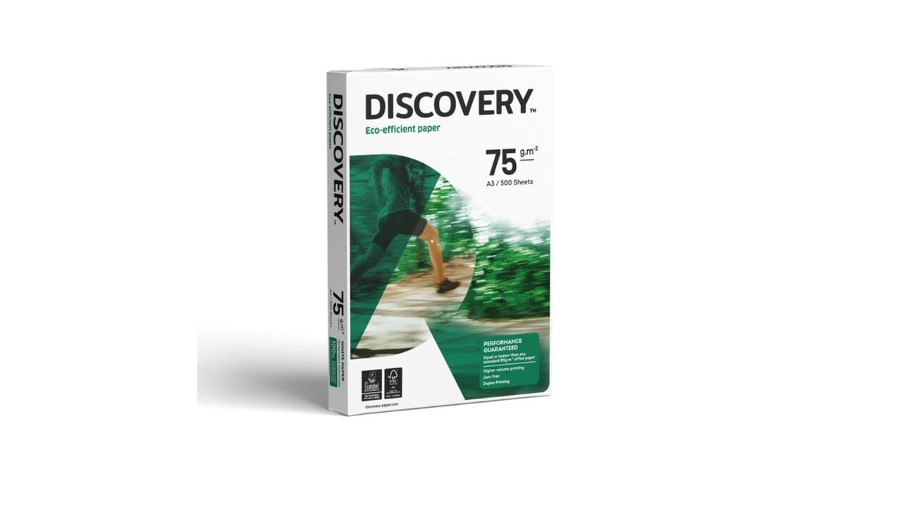 Kopieerpapier Discovery A3 75gr wit 500 vel