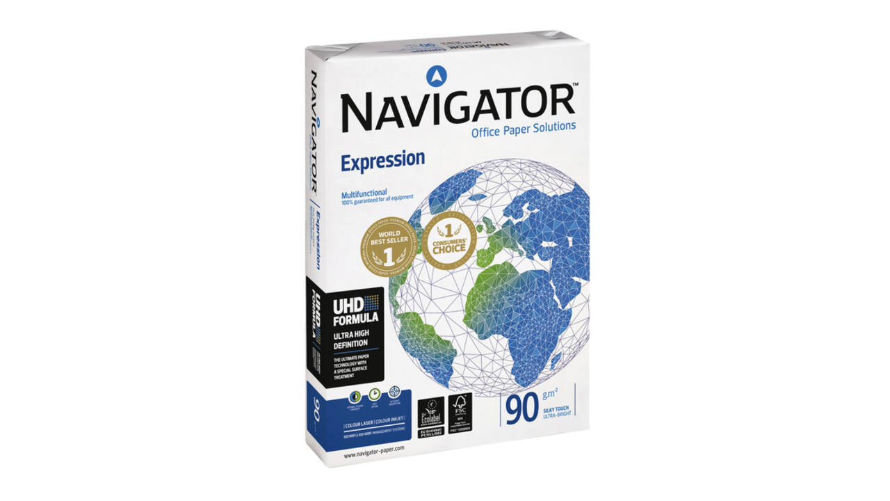 Kopieerpapier Navigator Expression A4 90gr wit 500 vel
