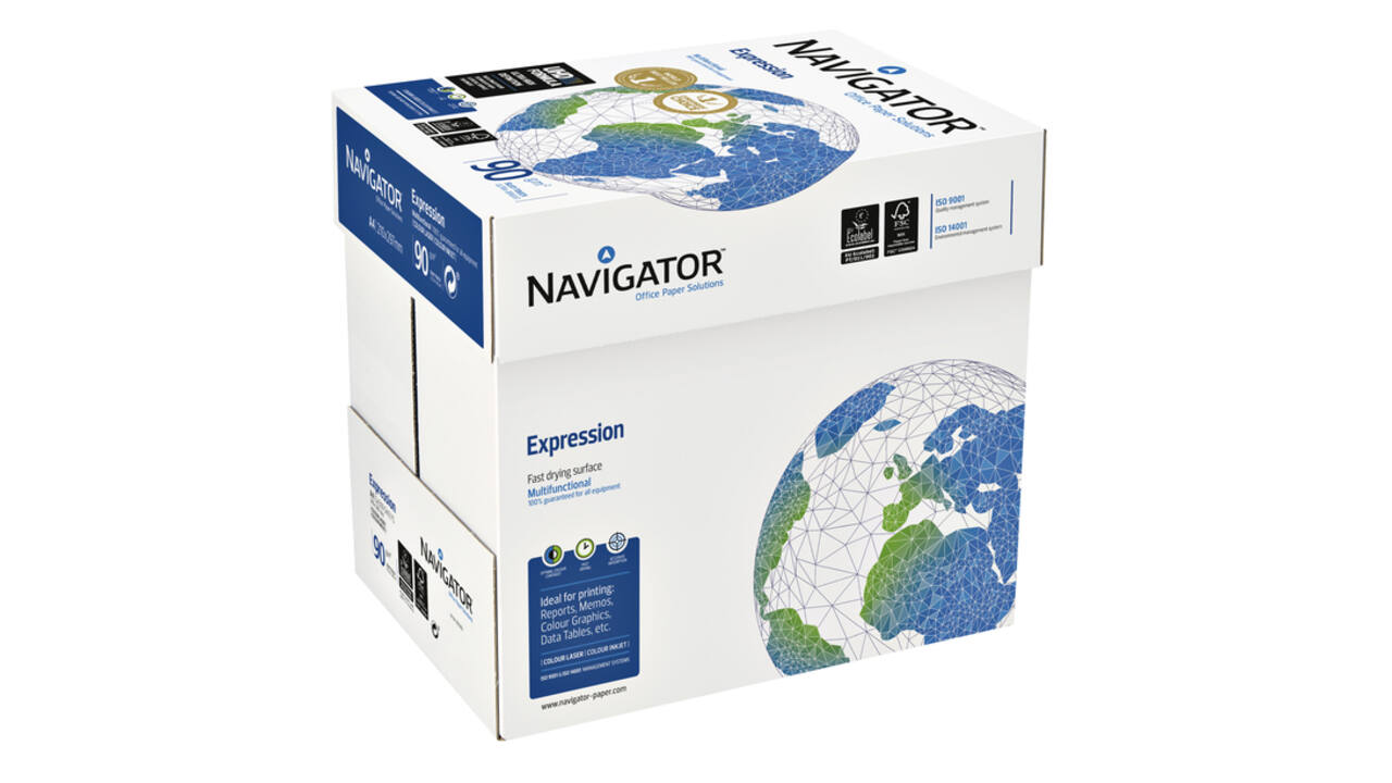 Kopieerpapier Navigator Expression A4 90gr wit 500 vel