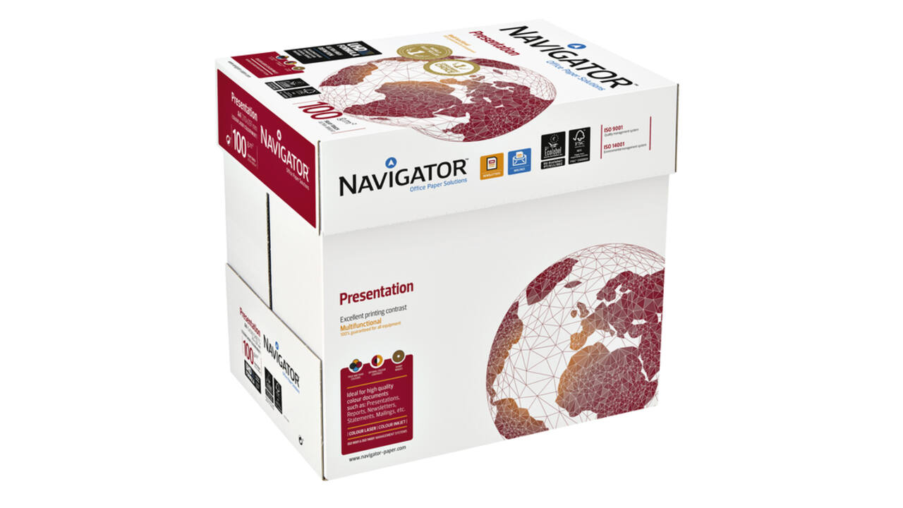 Kopieerpapier Navigator Presentation A4 100gr wit 500 vel