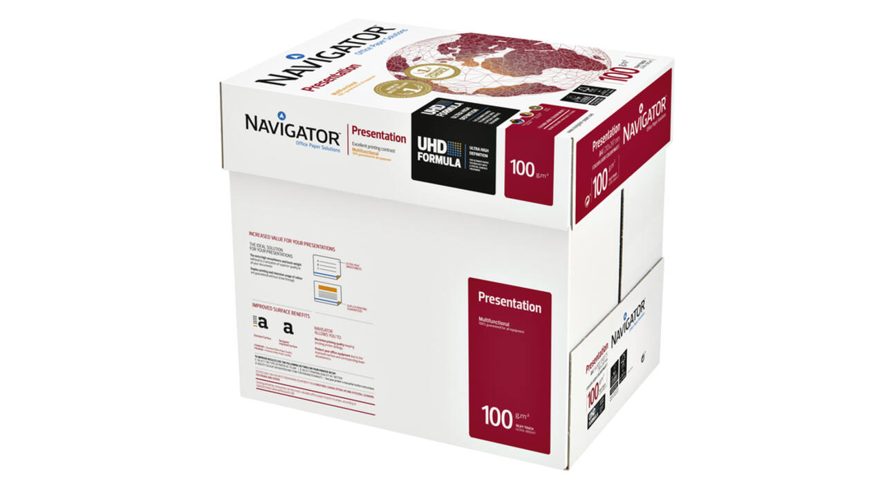 Kopieerpapier Navigator Presentation A4 100gr wit 500 vel