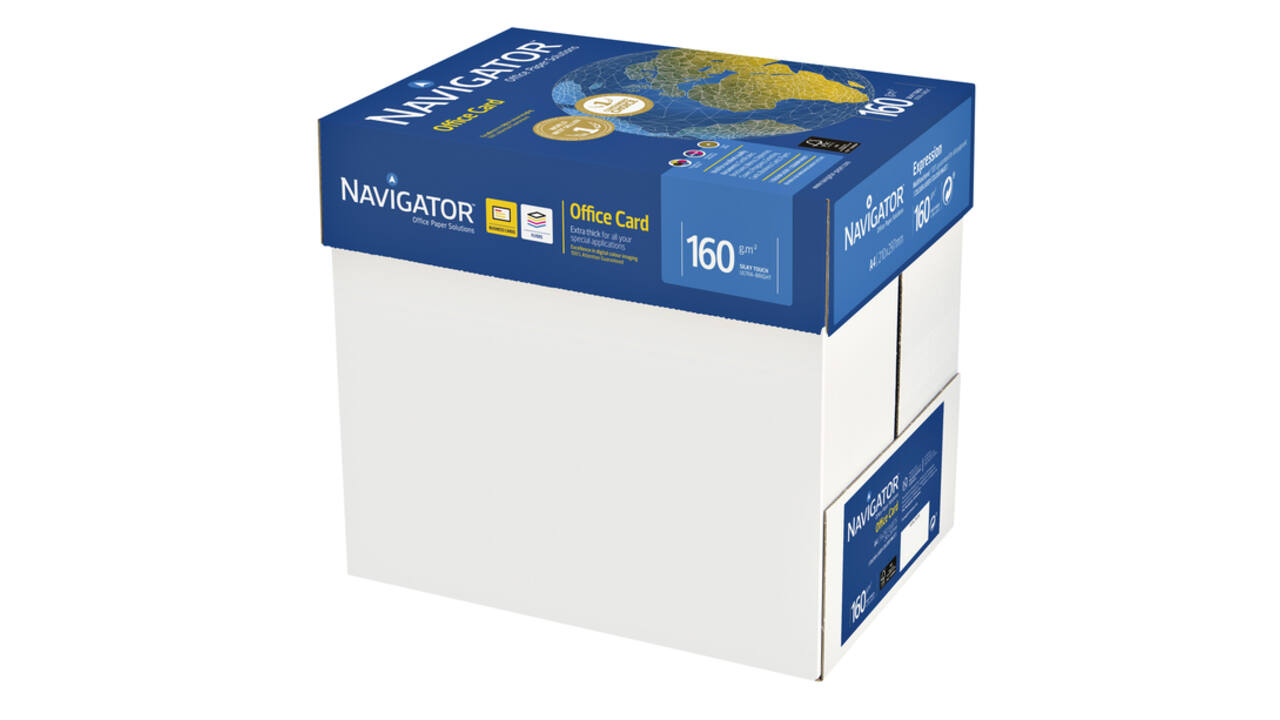 Kopieerpapier Navigator Office Card A4 160gr wit 250 vel