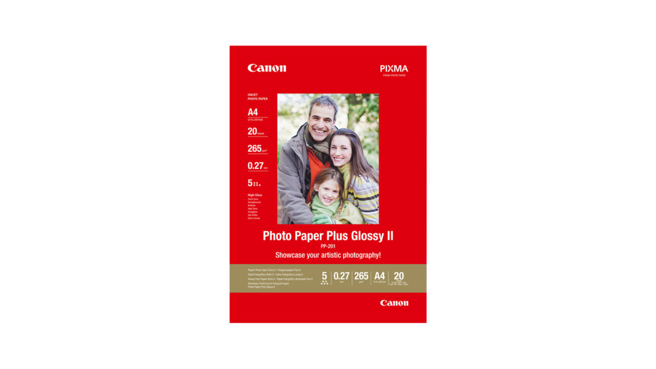 Inkjetpapier Canon PP-201 A4 265gr glans 20 vel