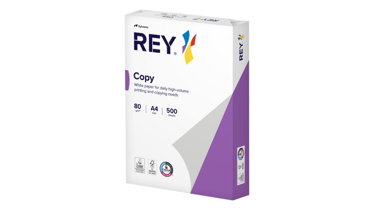 Kopieerpapier Rey Copy A4 80gr wit 500 vel