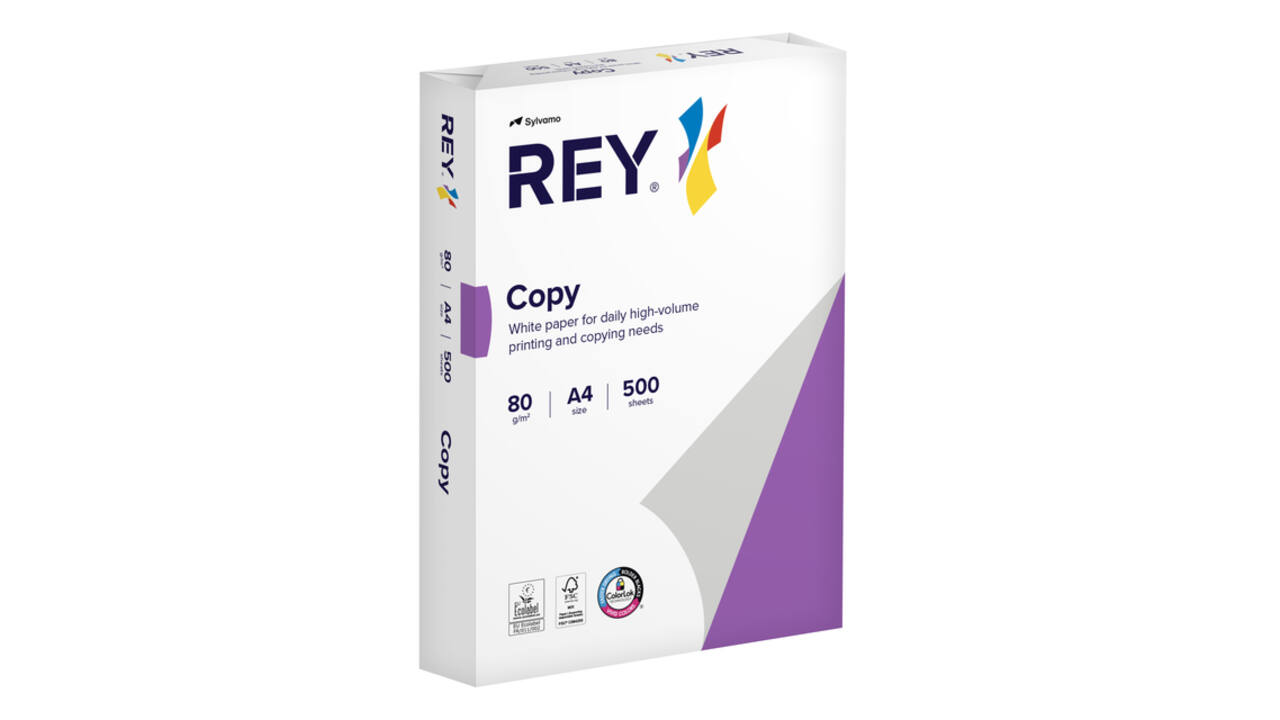 Kopieerpapier Rey Copy A4 80gr wit 500 vel