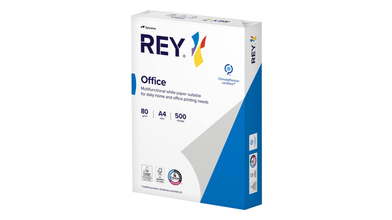 Kopieerpapier Rey Office A4 80gr wit 500 vel