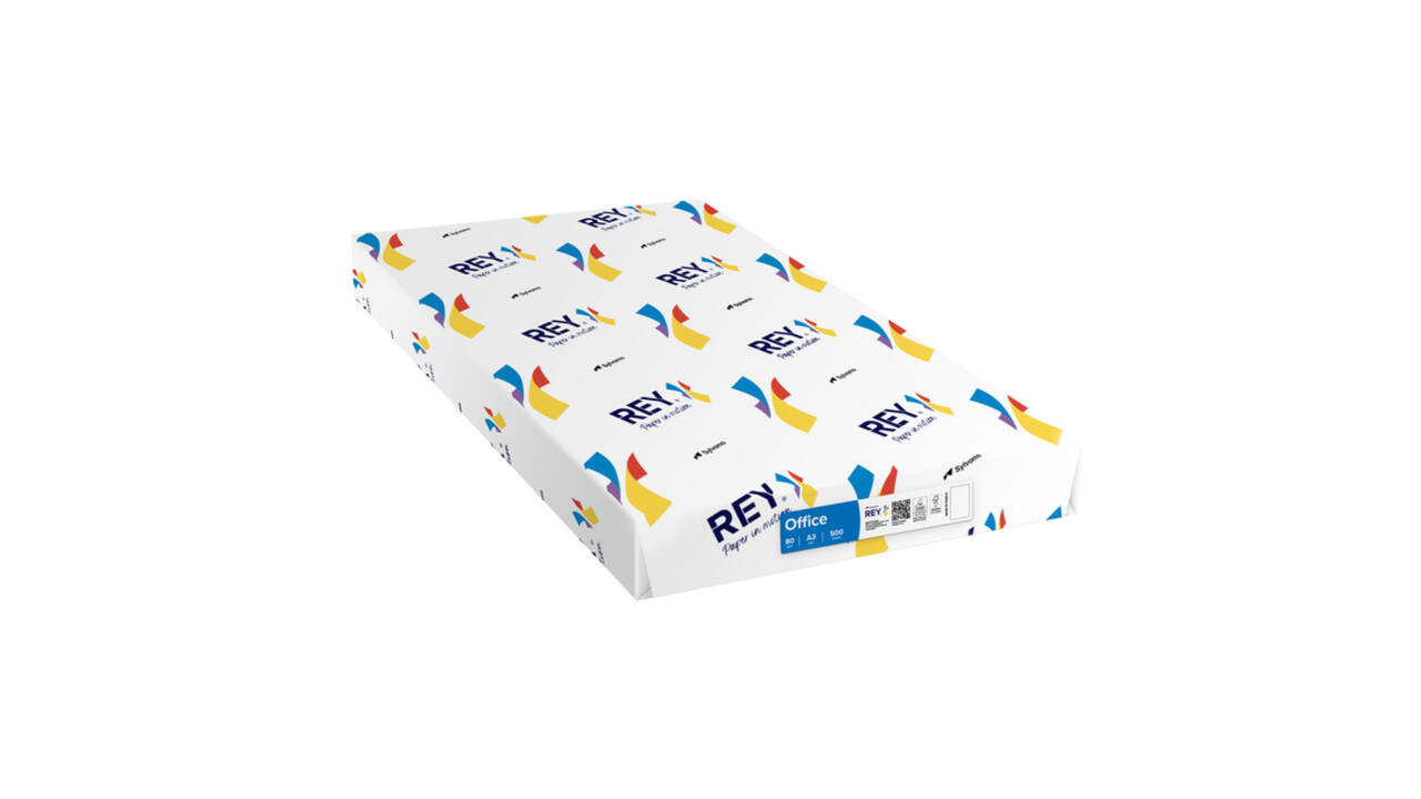 Kopieerpapier Rey Office A3 80gr wit 500 vel