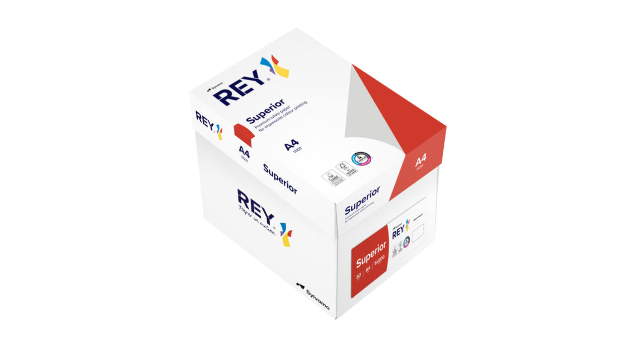 Kopieerpapier Rey Superior A4 80gr wit 500 vel