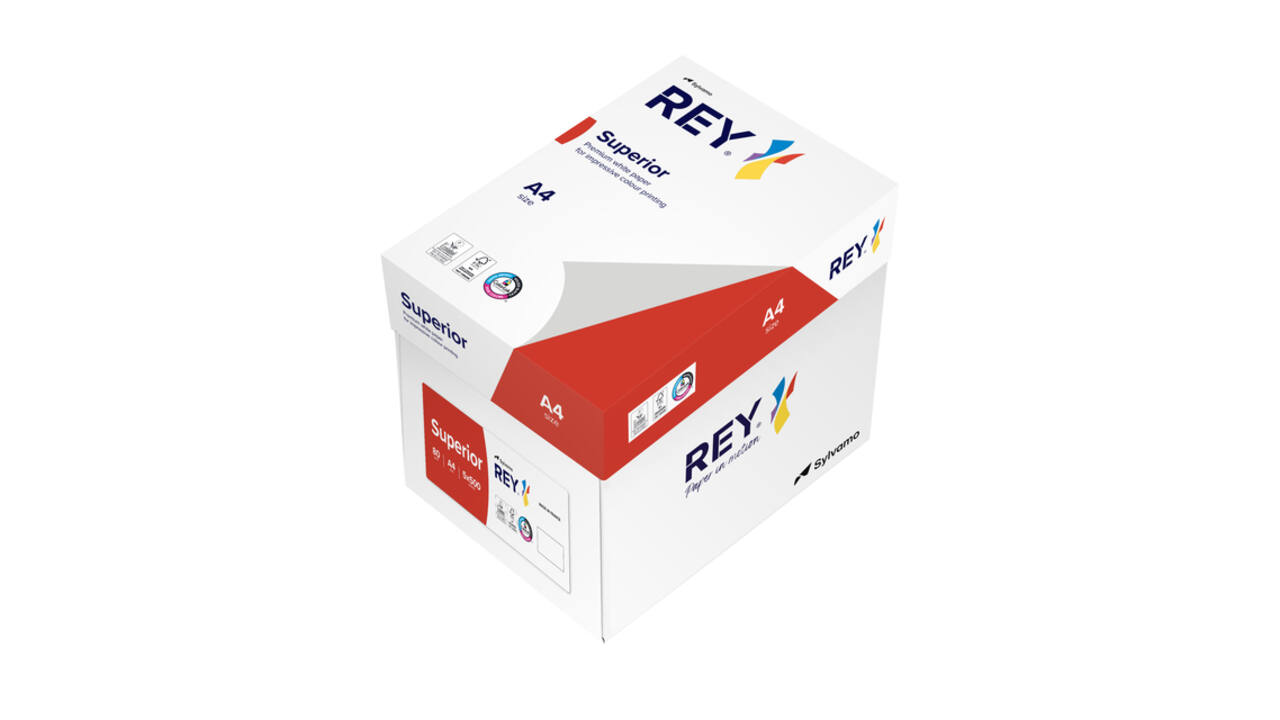 Kopieerpapier Rey Superior A4 80gr wit 500 vel