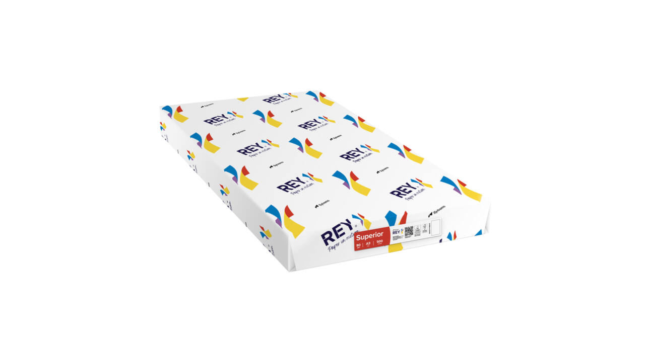 Kopieerpapier Rey Superior A3 80gr wit 500 vel