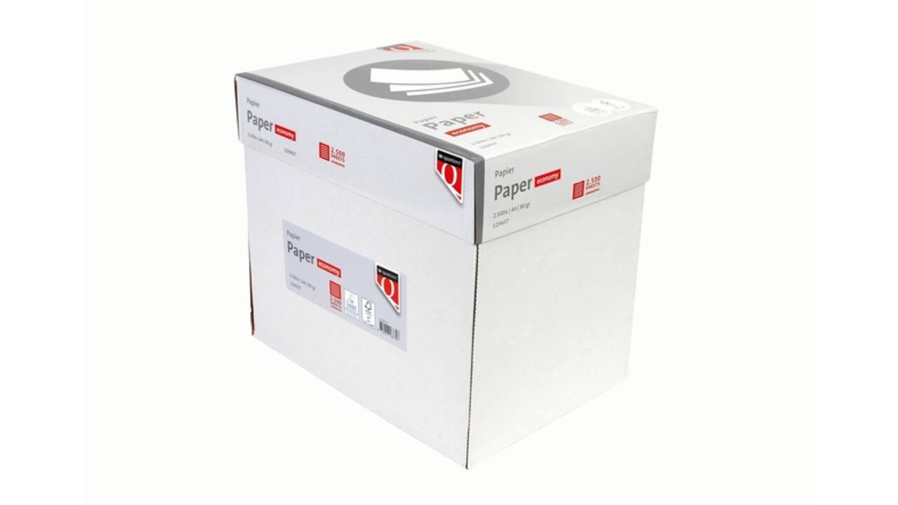 Kopieerpapier Quantore Economy Nonstop A4 80gr wit 2500 vel