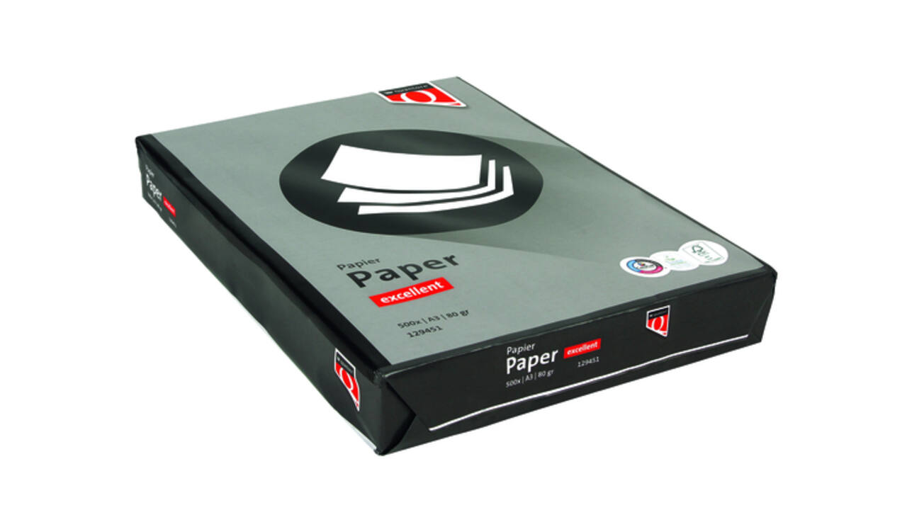 Kopieerpapier Quantore Excellent A3 80gr wit 500 vel