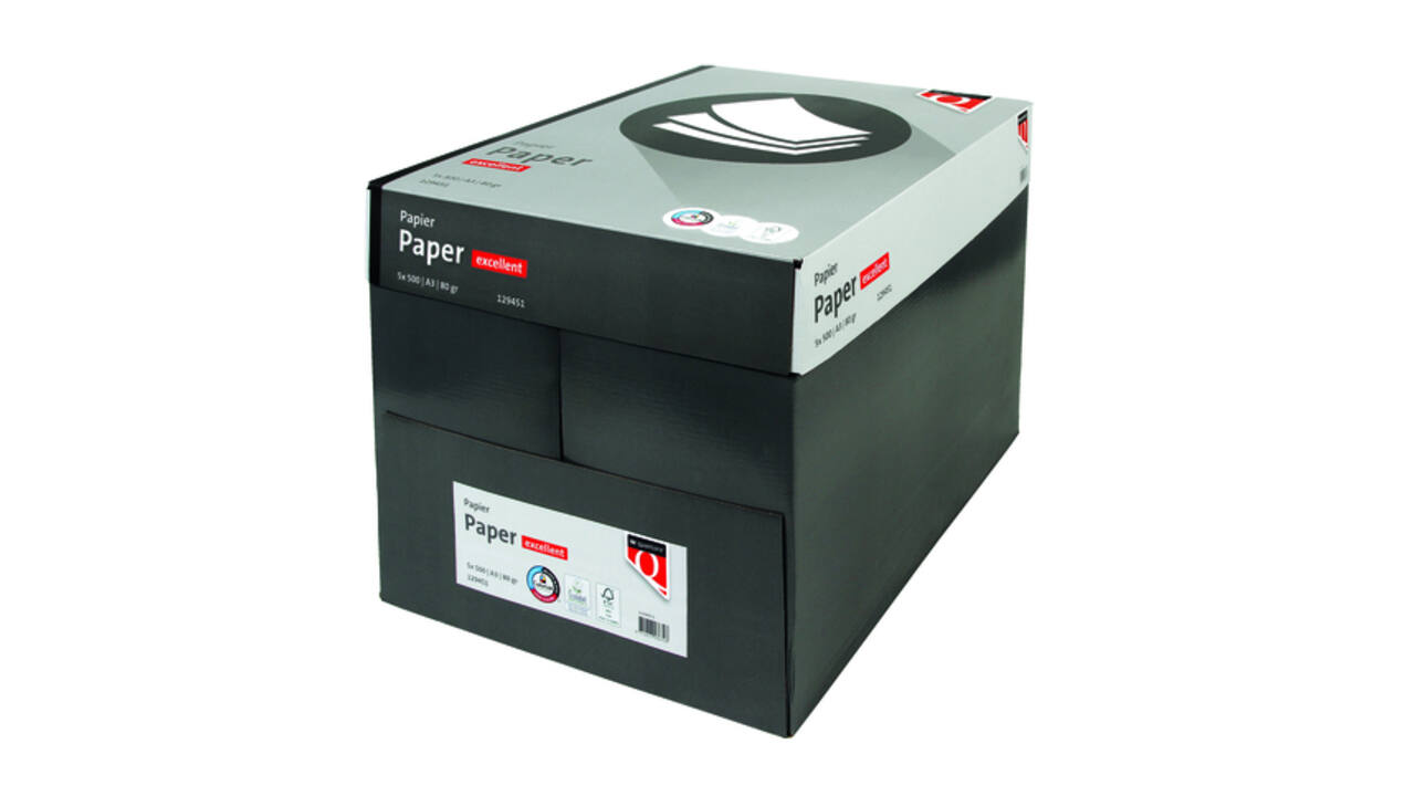 Kopieerpapier Quantore Excellent A3 80gr wit 500 vel