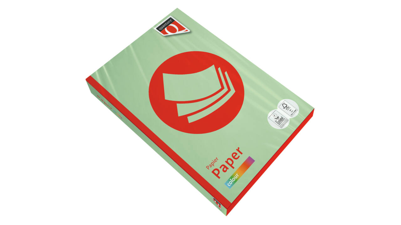 Kopieerpapier Quantore Colour A3 120gr appelgroen 250 vel
