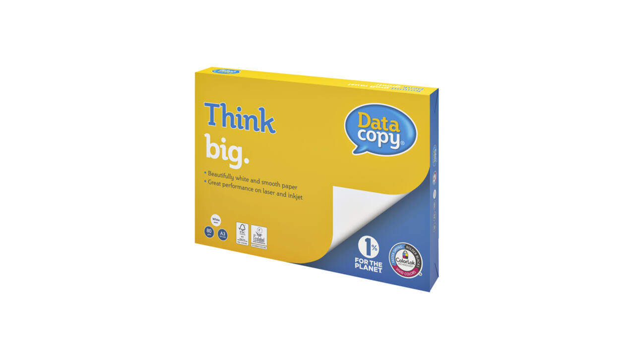 Kopieerpapier Datacopy A3 80gr wit 500 vel