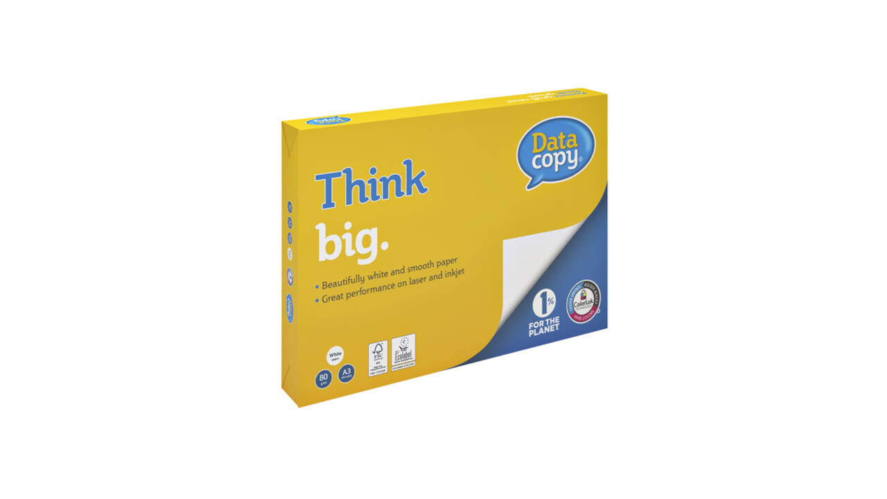 Kopieerpapier Datacopy A3 80gr wit 500 vel