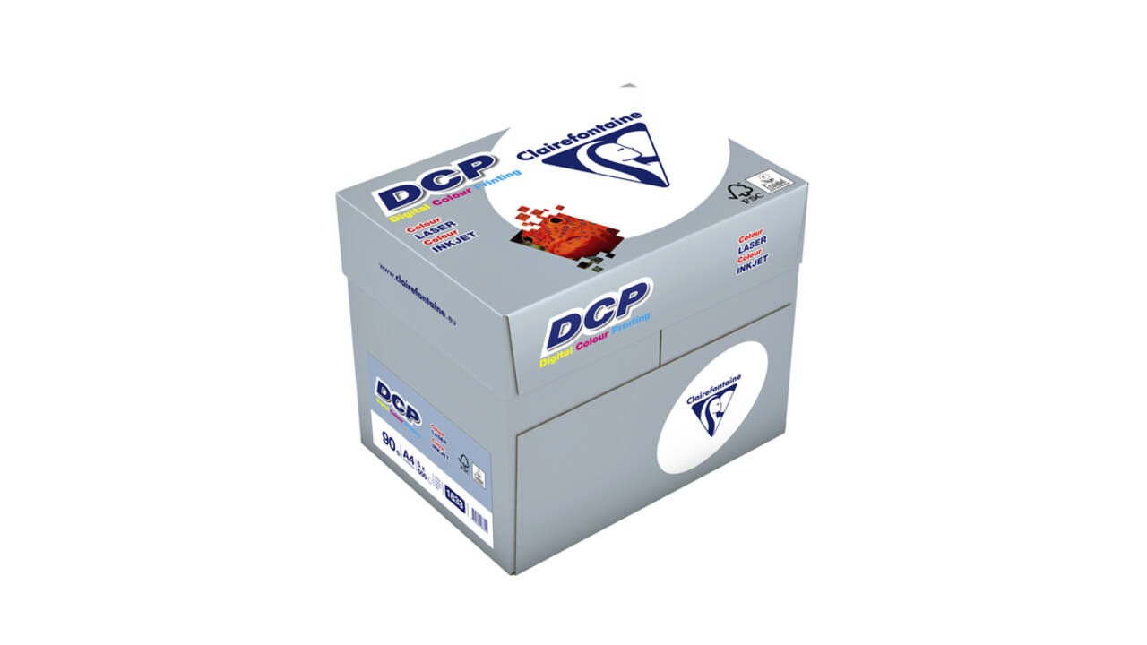 Laserpapier Clairefontaine DCP A4 90gr wit 500 vel