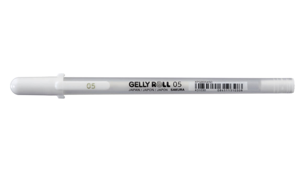 Gelschrijver Sakura Gelly Roll Classic 05 wit