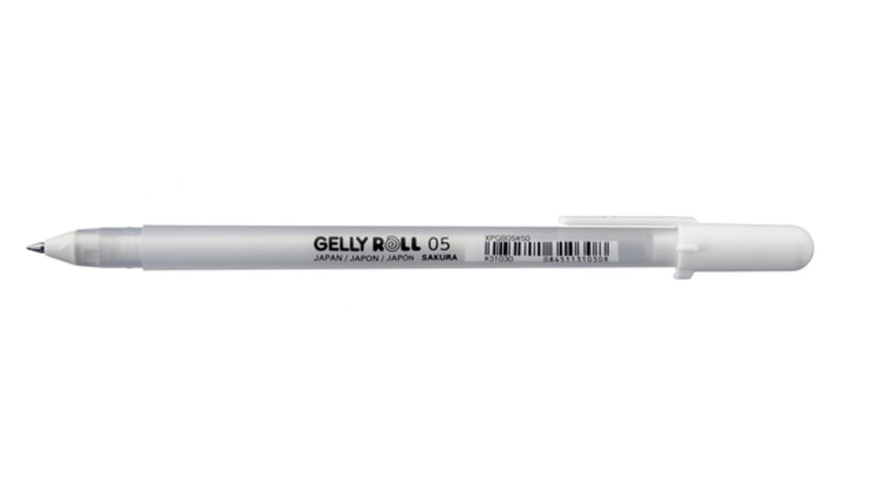 Gelschrijver Sakura Gelly Roll Classic 05 wit