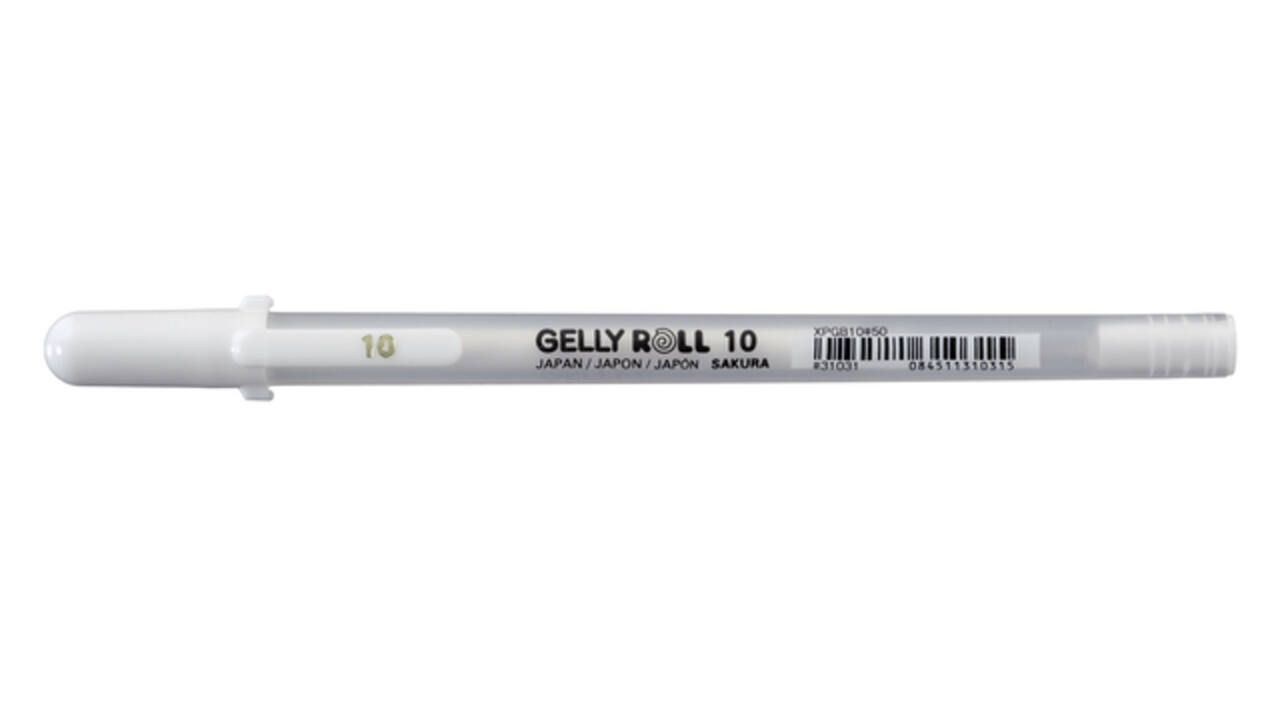 Gelschrijver Sakura Gelly Roll Classic 10 wit